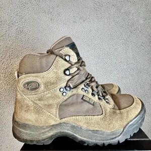 Vasque Alpha GTX Boots Mens Size 7 Women's 9 Suede Gore-Tex Hiking Outdoor VTG